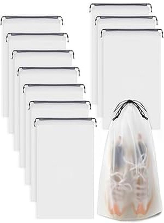 INNPOLE Clear Travel Shoe Bag Transparent, Waterproof Storage Organizer for Shoes Durable and Lightweight Perfect for Travel Gym, and Daily (10) - Image 1